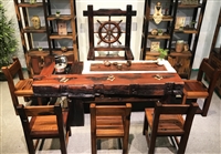 铭发船木机舱木茶桌K12
