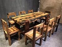 船木本色长餐桌C3