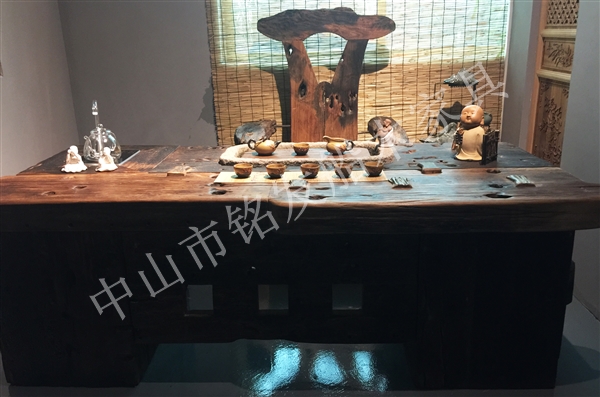 (风化款)老船木异形茶桌K83