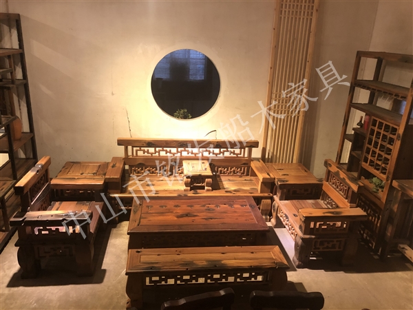 铭发船木沙发M15